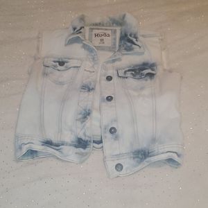 Jean jacket vest!!